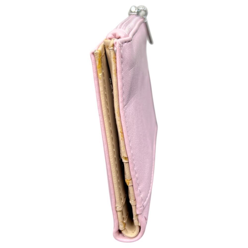 Guess Pink Leather Bifold Wallet Card Holder Coin Purse Los Angeles - Picture 9 of 9
